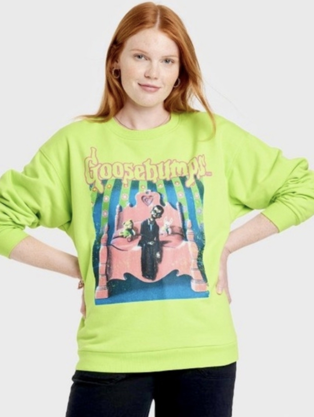Goosebumps Slappy Graphic Sweatshirt Sz 1X